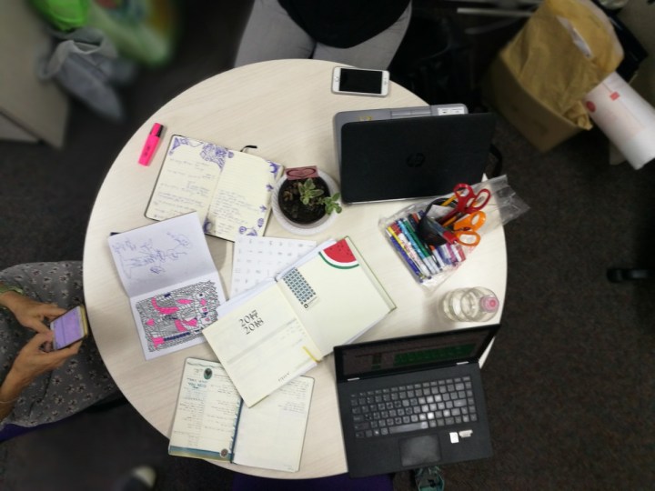 פגישת עבודה ויומנים